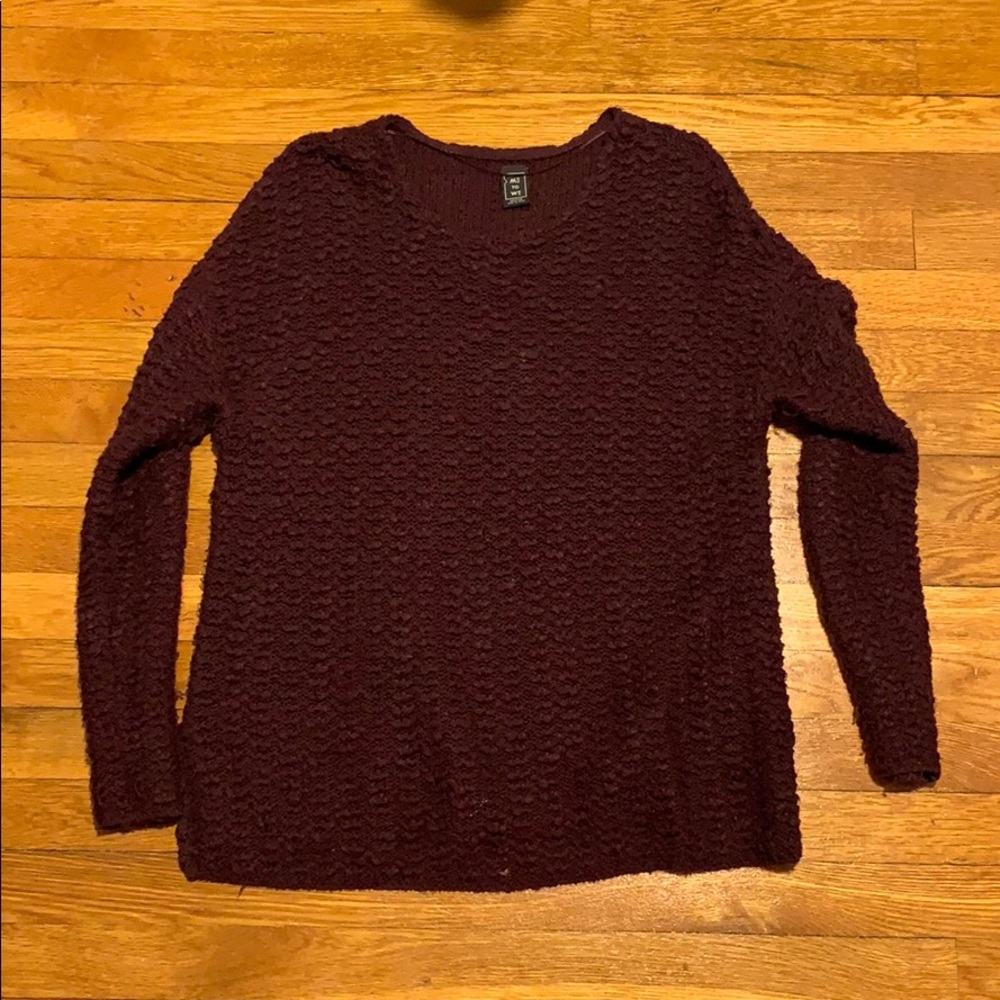 Pac Sun Maroon Sweater